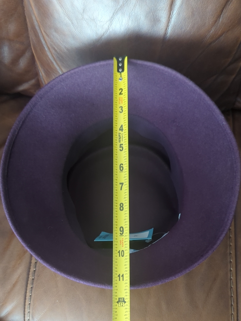 BETMAR Wool Purple Felt Cloche Hat with Decorative Bow - Picture 7 of 10
